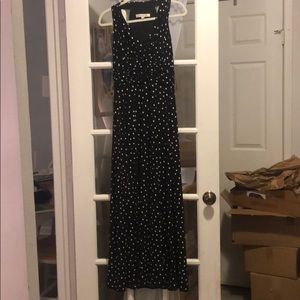 Black and White Polka Dot Maxi